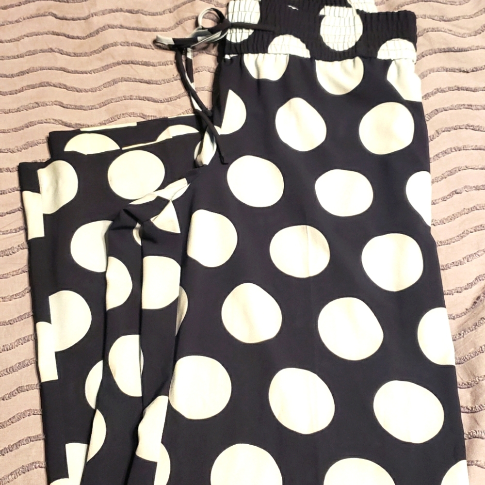 Ny and co palazzo pants with small slit on sid